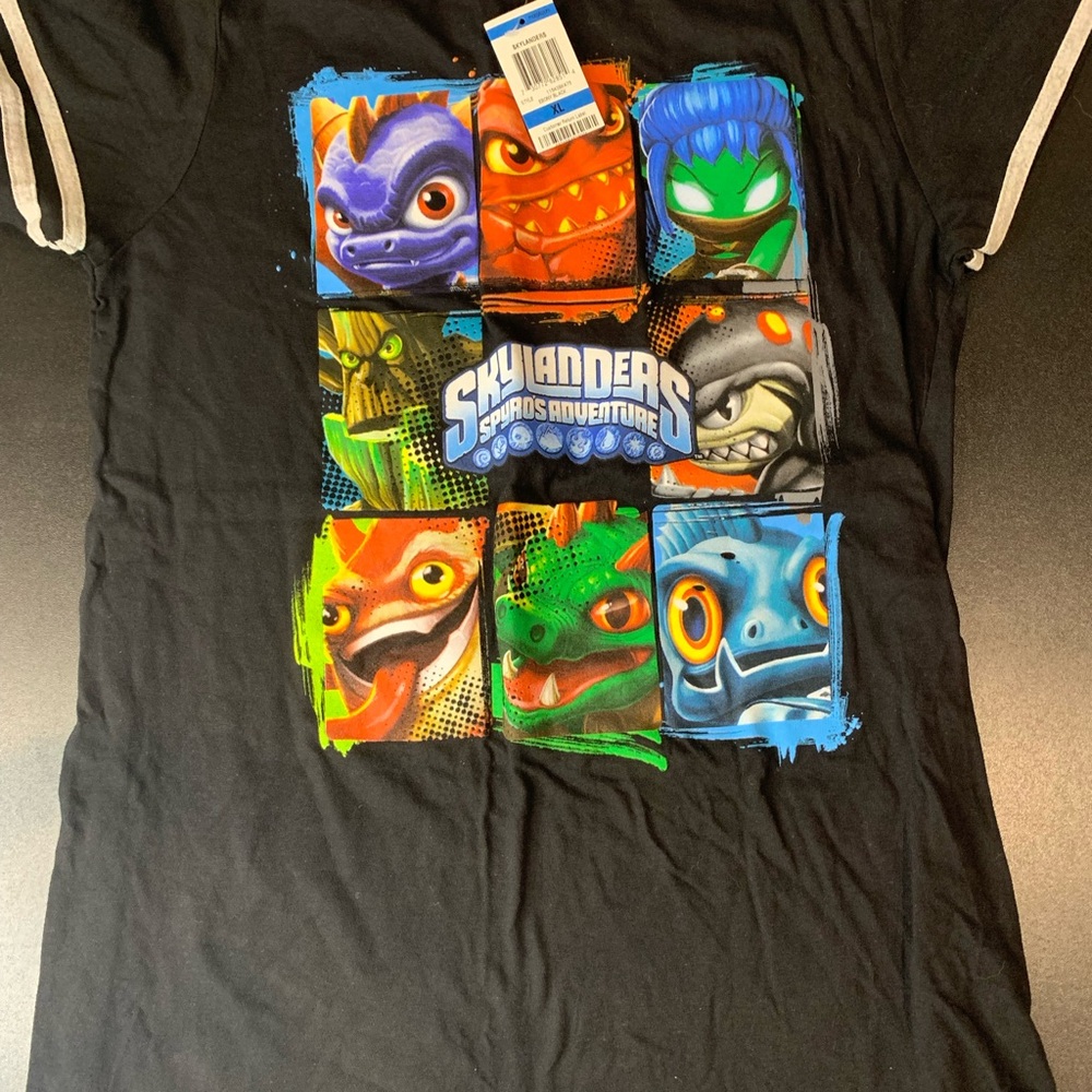 Skylanders Black Graphic T-Shirt